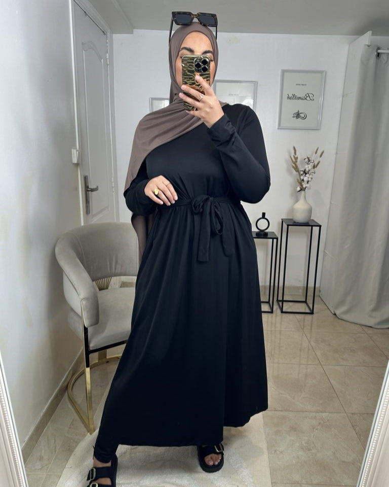 Burkini Long Hydrofuge Noir | Nouera™