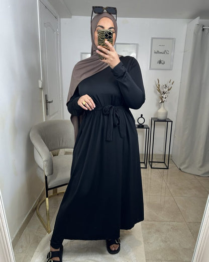 Burkini Long Hydrofuge Noir | Nouera™